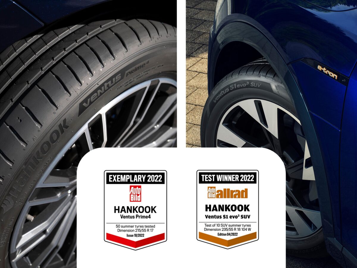 Photo Hankook tires impress in summer tire tests by renowned independent car magazines 1 إطارات هنكوك فنتوس تحتل تصنيفاً متقدماً في مسابقات اختبار المجلات الأوروبية