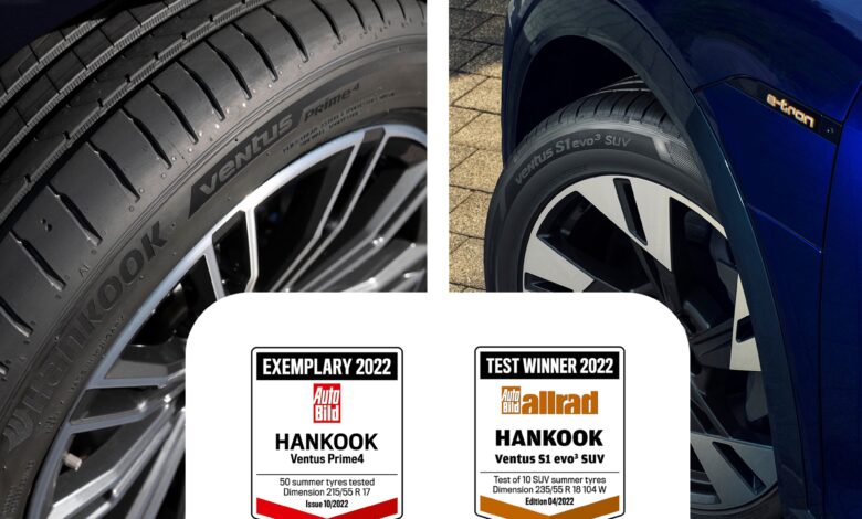 Photo Hankook tires impress in summer tire tests by renowned independent car magazines 1 إطارات هنكوك فنتوس تحتل تصنيفاً متقدماً في مسابقات اختبار المجلات الأوروبية