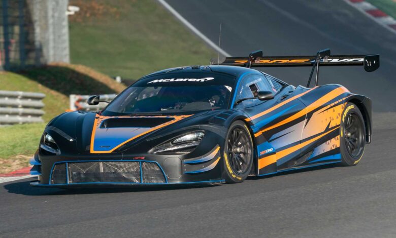 mclaren 720s gt3 evo مكلارين 720S تحصل على إصدار جديد للحلبات بتحديثات حصرية