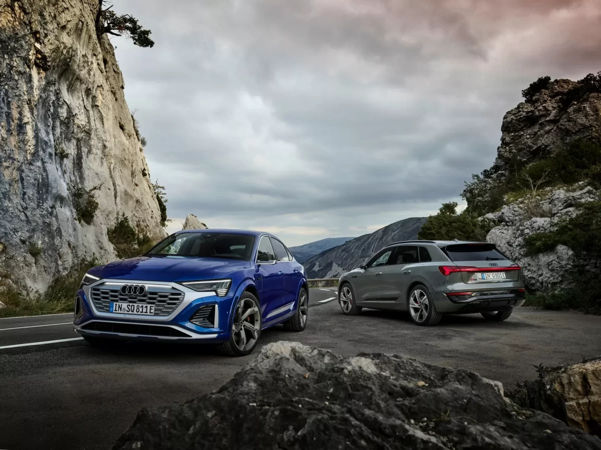 2024 Audi Q8 e tron 21 اودي تطرح Q8 اي ترون الفاخرة الجديدة في الأسواق وتكشف أسعارها