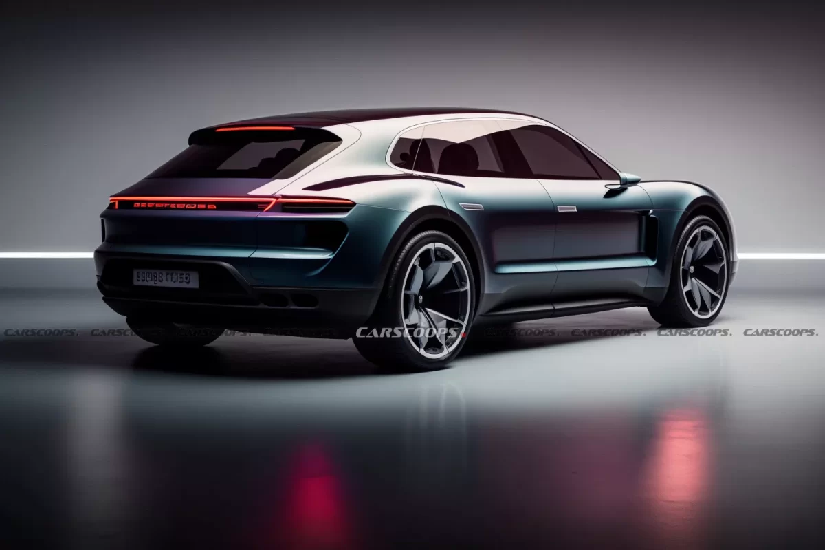 2027 Porsche K1 CUV 38 Carscoops بورشه ستطرح الجيل الكهربائي الجديد كلياً لموديل كايين في 2026