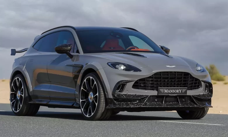 Aston Martin DBX 1 استون مارتن DBX تحصل على أقوى وأجرأ إصدار معدل حتى الآن من مانسوري 