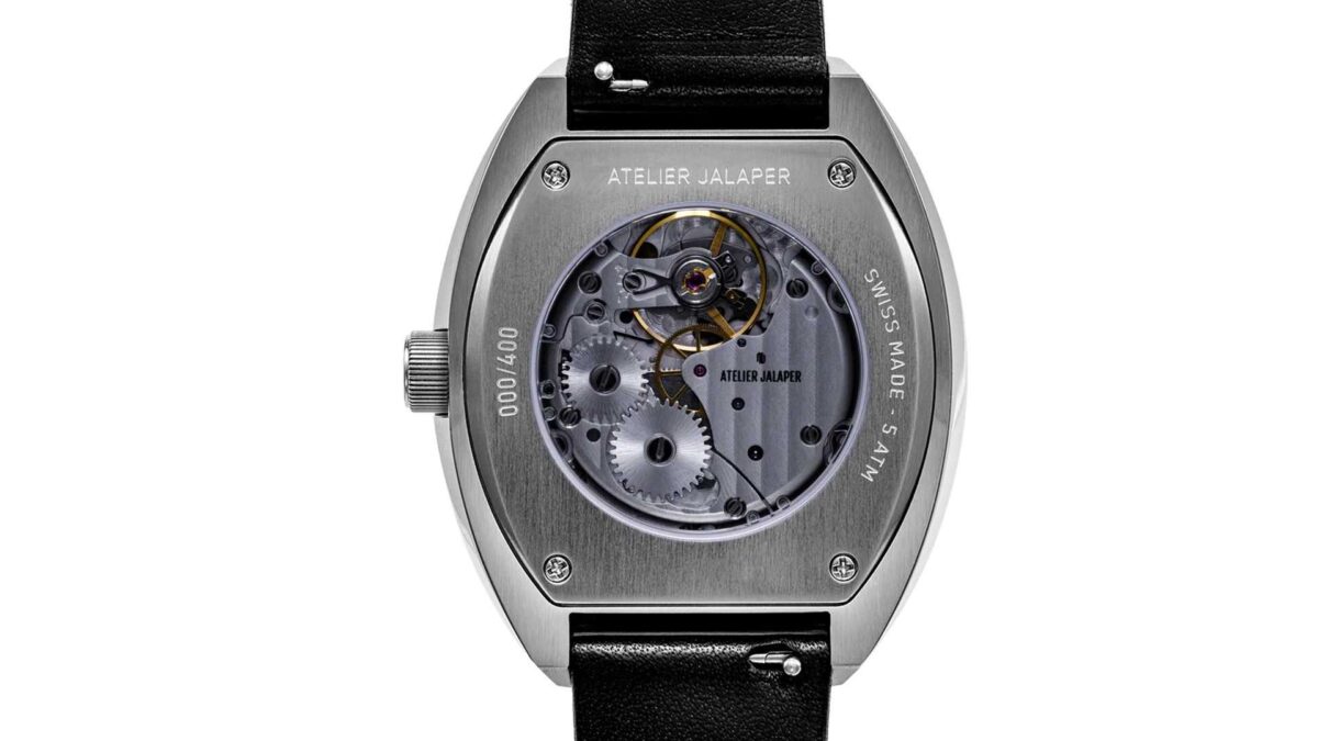 atelier jaleper aj p400 watch made from original lamborghini miura parts 3 شركة فرنسية تطرح ساعة يد فاخرة بمكونات أصلية من لامبورجيني ميورا الأسطورية