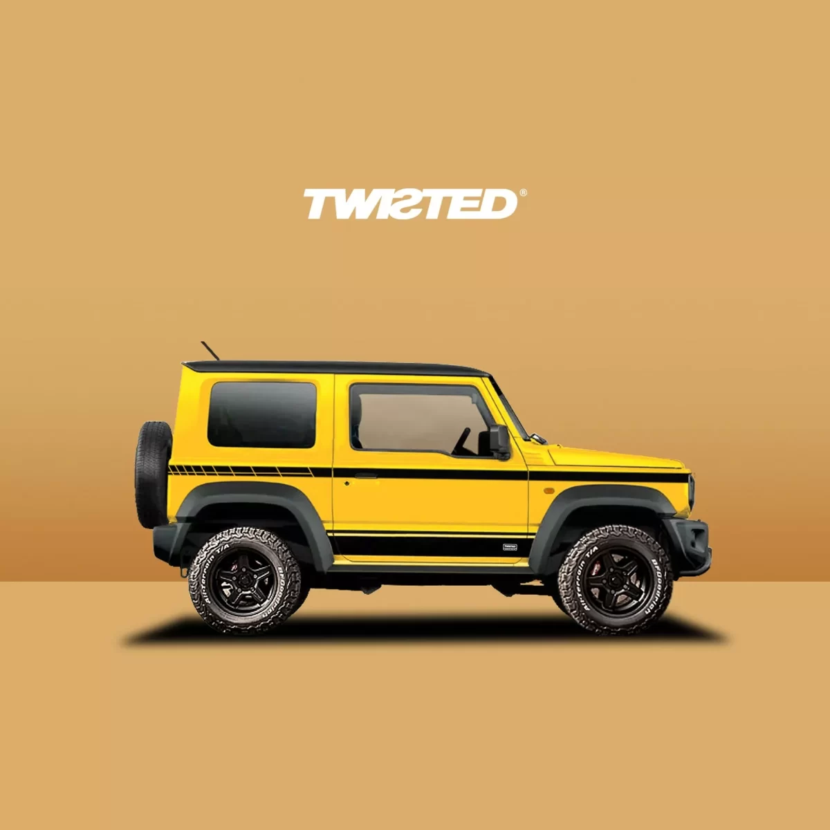 Twisted Suzuki Jimny 1 سوزوكي جيمني تحصل على أحد أفضل إصداراتها المعدلة حتى الآن من بريطانيا