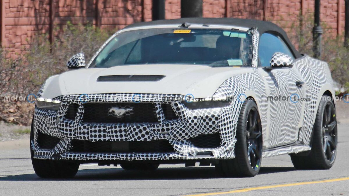 ford mustang shelby gt500 mule spy photos أول ظهور لفورد موستنج شيلبي الجيل الجديد كلياً أثناء اختباره