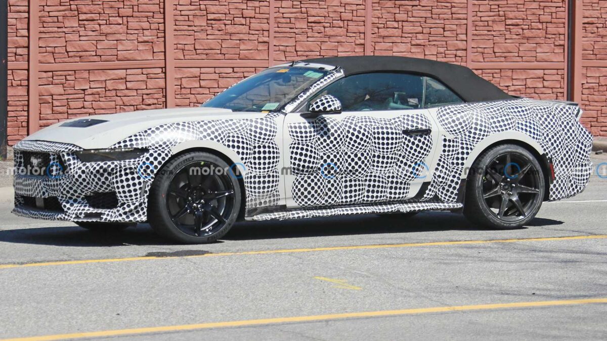 ford mustang shelby gt500 mule spy photos 5 أول ظهور لفورد موستنج شيلبي الجيل الجديد كلياً أثناء اختباره