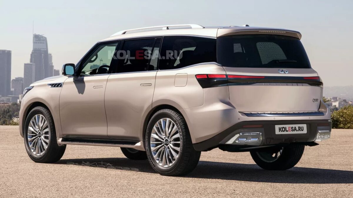 infiniti qx80 rear2.jpg هذا هو الشكل المتوقع لانفينيتي QX80 الجيل الجديد كلياً