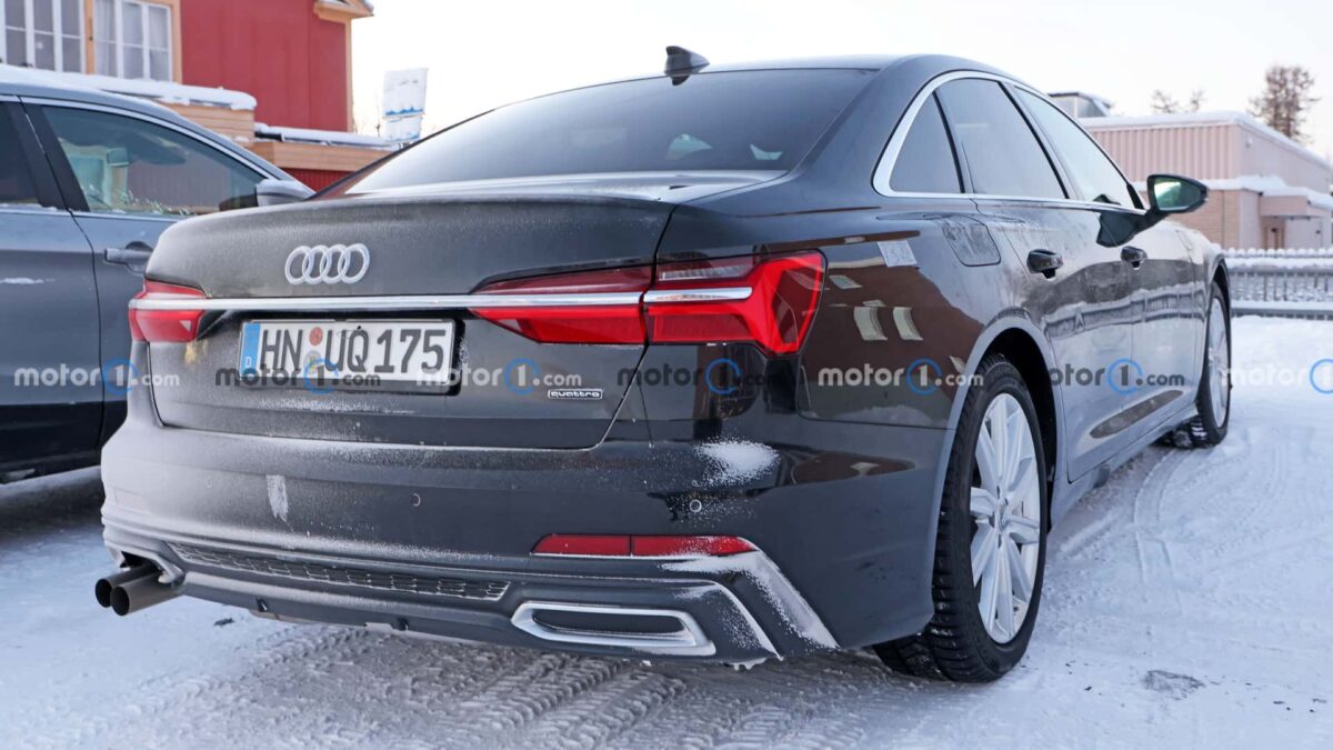 audi a6 spy photos 14 اودي A6 الجيل الجديد كلياً يظهر أثناء اختباره في أوروبا، ما هي التحديثات المنتظرة؟