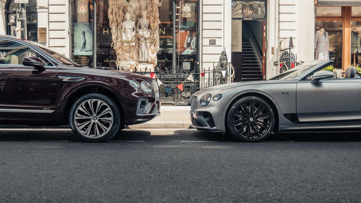 bentley bentayga extended wheelbase and continental gtc huntsman edition 12 بنتلي تطرح إصدارات حصرية جداً لبنتايجا وكونتيننتال بالتعاون مع متجر Huntsman البريطاني للأزياء الفاخرة