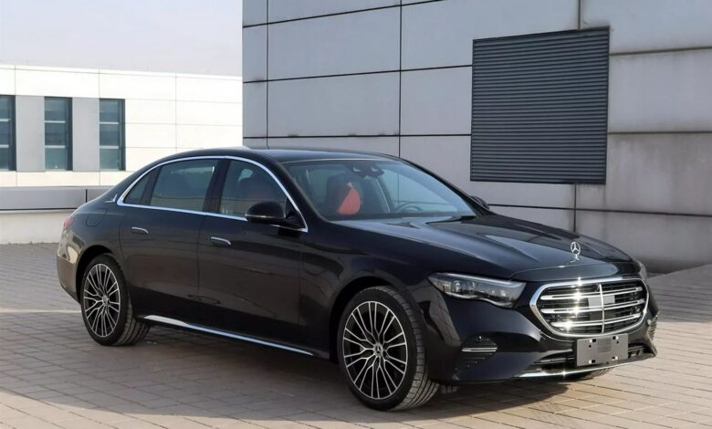 مرسيدس اي كلاس 3 مرسيدس E-Class الجيل الجديد بقاعدة عجلات طويلة يظهر في تسريبات صينية