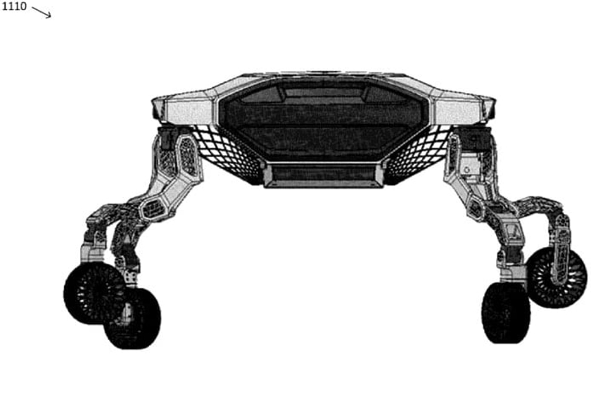 1157396 هيونداي تسجل براءة اختراع لسيارات ذات أرجل قادرة على المشي!