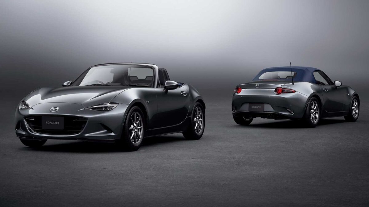 2022 mazda mx 5 jdm مازدا تطور نسخة MX-5 مياتا رياضية جديدة جاهزة للسباقات بالوقود الصناعي الثوري