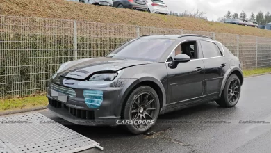 2026 Porsche Cayenne EV Mule 706 7 أول ظهور لبورشه كايين الكهربائية الجديدة كلياً أثناء اختبارها