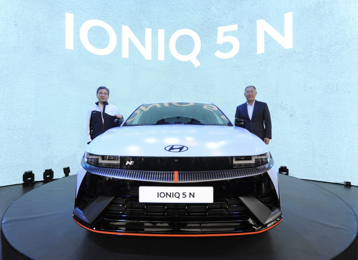 Photo 1 IONIQ 5 N World Premiere ظهور أيونيك 5 من علامة N من هيونداي موتور لأول مرة في مهرجان جوود وود للسرعة