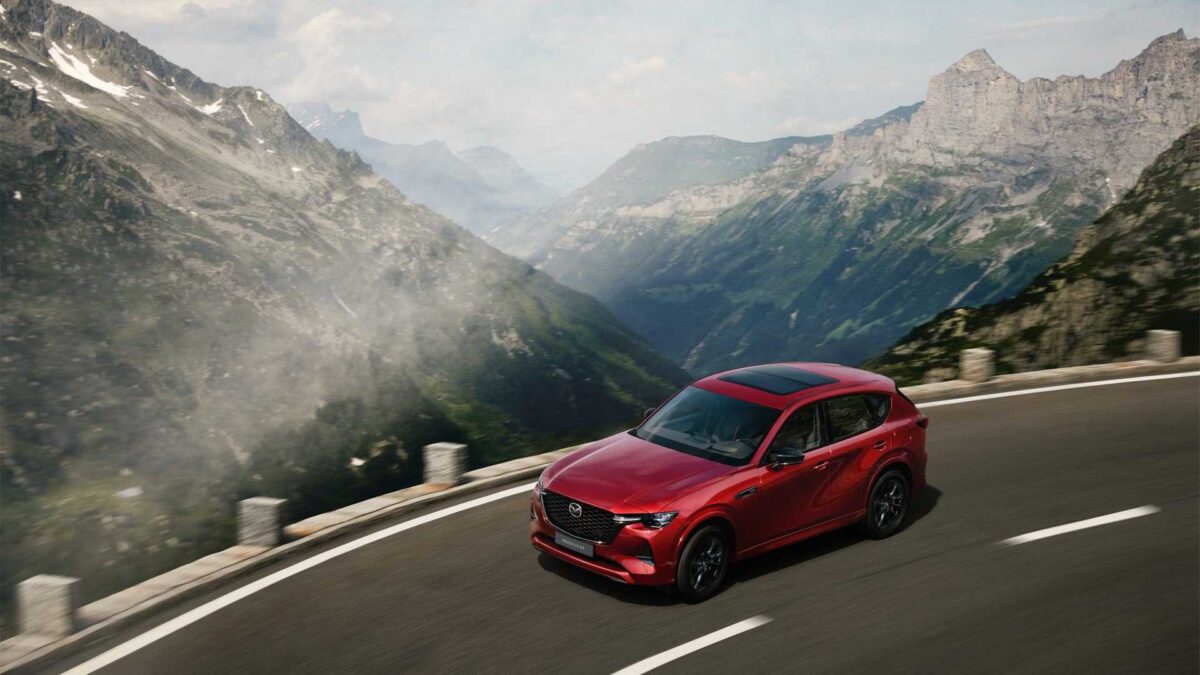 foto mazda cx 60 2 مازدا CX-60 الجديدة تتألق في اختبار الثبات الأوروبي