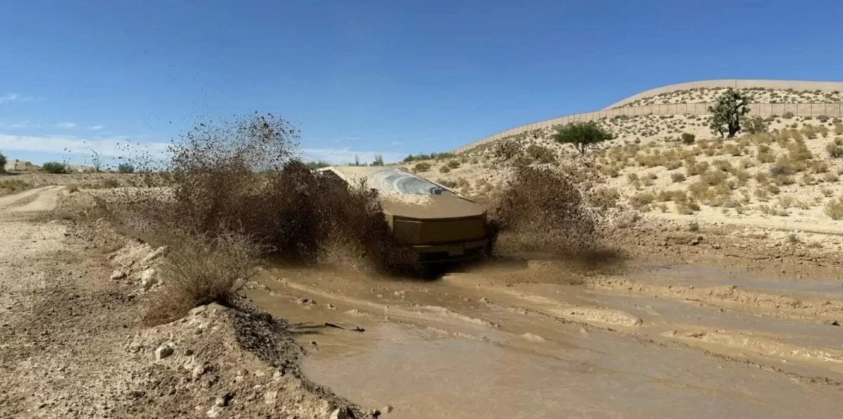 tesla cybertruck off road scaled 1 2048x1018 1 تيسلا تكشف معلومات هامة جديدة عن شاحنة سايبرتراك الجديدة وموعد الإنتاج النهائي