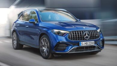 مرسيدس glc 31 مرسيدس تكشف النقاب عن إصدارات AMG GLC الرائدة الجديدة بمحركات 4 سلندر توربو قوية