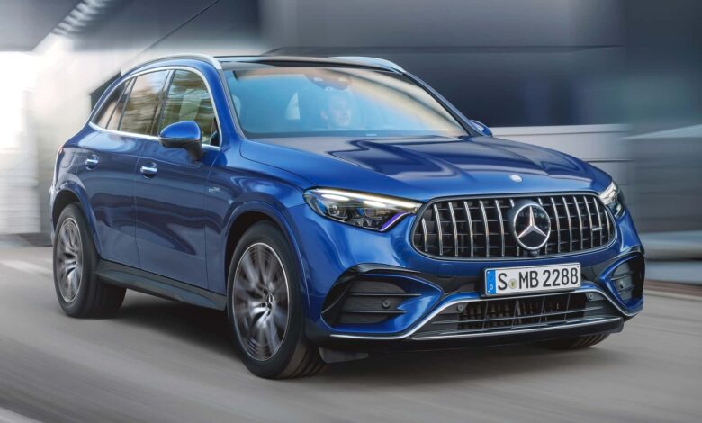 مرسيدس glc 31 مرسيدس تكشف النقاب عن إصدارات AMG GLC الرائدة الجديدة بمحركات 4 سلندر توربو قوية