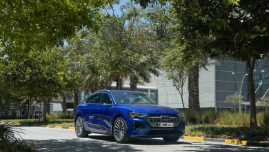 Audi Q8 e tron exterior اختبر رفاهية التصميم حسب الطلب مع سيارة Audi Q8 e-tron الجديدة