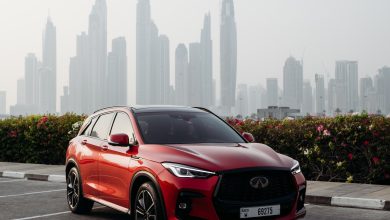 INFINITIQX50 Front إنفينيتي QX50 للعام 2024:الارتقاء بالفخامة والسلامة على الطريق