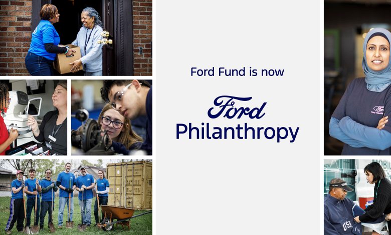 FordPhilanthropyAnncmnt Screen 1920x1080 صندوق فورد يعيد تسمية علامته التجارية إلى فورد للأعمال الخيرية