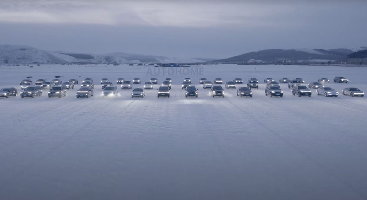 الصين تطلق أكبر اختبار شتوي للسيارات الكهربائية