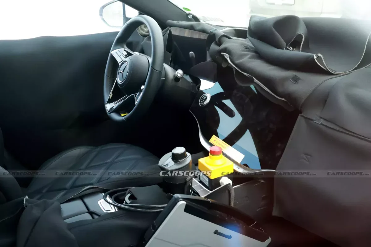 مشاهدة سيارة مرسيدس إس كلاس 2026 أثناء تجاربها مرسيدس إس كلاس 2026