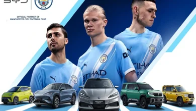2 5 BYD تدخل ملعب الأبطال: شراكة رسمية لتزويد نادي مانشستر سيتي بالسيارات الكهربائية