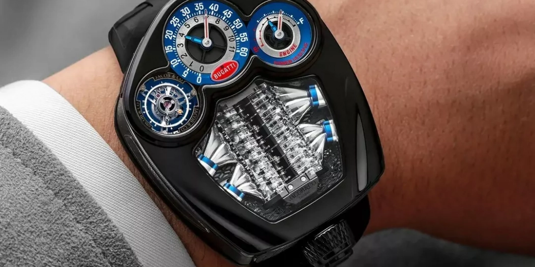 63 ساعة Bugatti Chiron Tourbillon تحفة هندسية تجمع بين عالم السوبركار والفخامة السويسرية