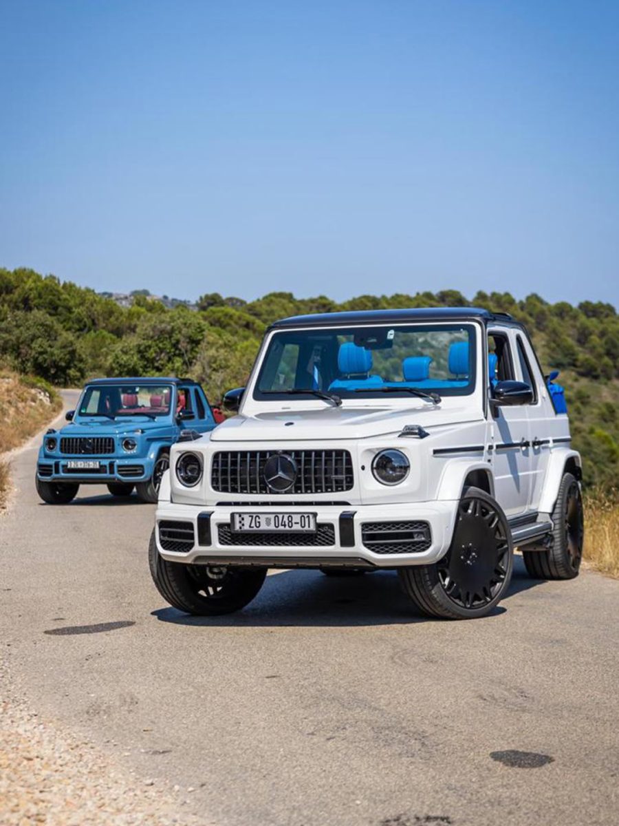 20 2 كريستيانو رونالدو ينتظر أغلى مرسيدس-بنز G-Class في العالم بألوان نادي النصر السعودي المميزة