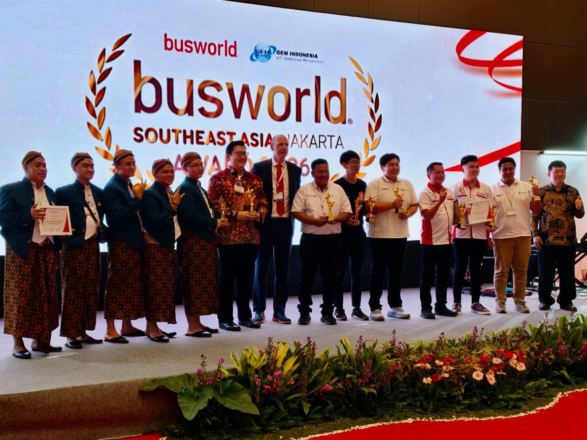 جاكرتا ترسخ مكانتها كعاصمة لصناعة الحافلات في جنوب شرق آسيا باختتام فعاليات معرض "Busworld 2026" WhatsApp Image 2026 06 01 at 12.57.20 AM 1 جاكرتا ترسخ مكانتها كعاصمة لصناعة الحافلات في جنوب شرق آسيا باختتام فعاليات معرض "Busworld 2026"