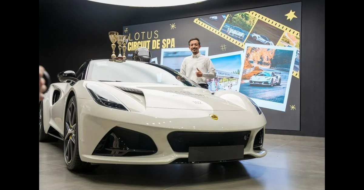 WhatsApp Image 2026 07 01 at 12.07.18 PM لوتس الوعلان تحتفي بتتويج عبدالعزيز الفضيلي بطلاً لبطولة Motor Mania Europe 2026