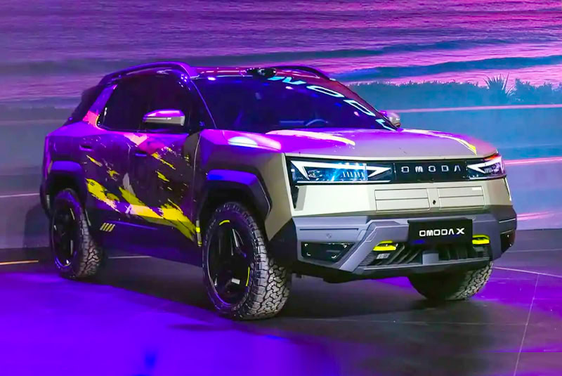 الكشف عن سيارة أومودا x الجديدة للطرق الوعرة أومودا X الجديدة.. تصميم جريء وقدرات متطورة لاقتحام الطرق الوعرة